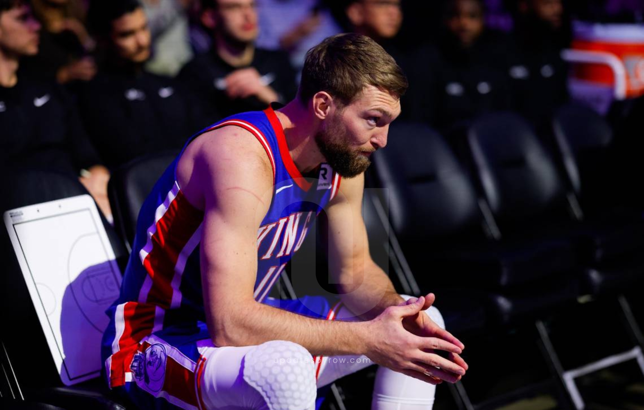 Sacramento Kings' star Domantas Sabonis is out indefinitely with a left hamstring strain.