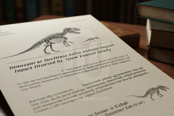 Dinosaur Decline Before Asteroid Impact Dismissed by New Fossil Study